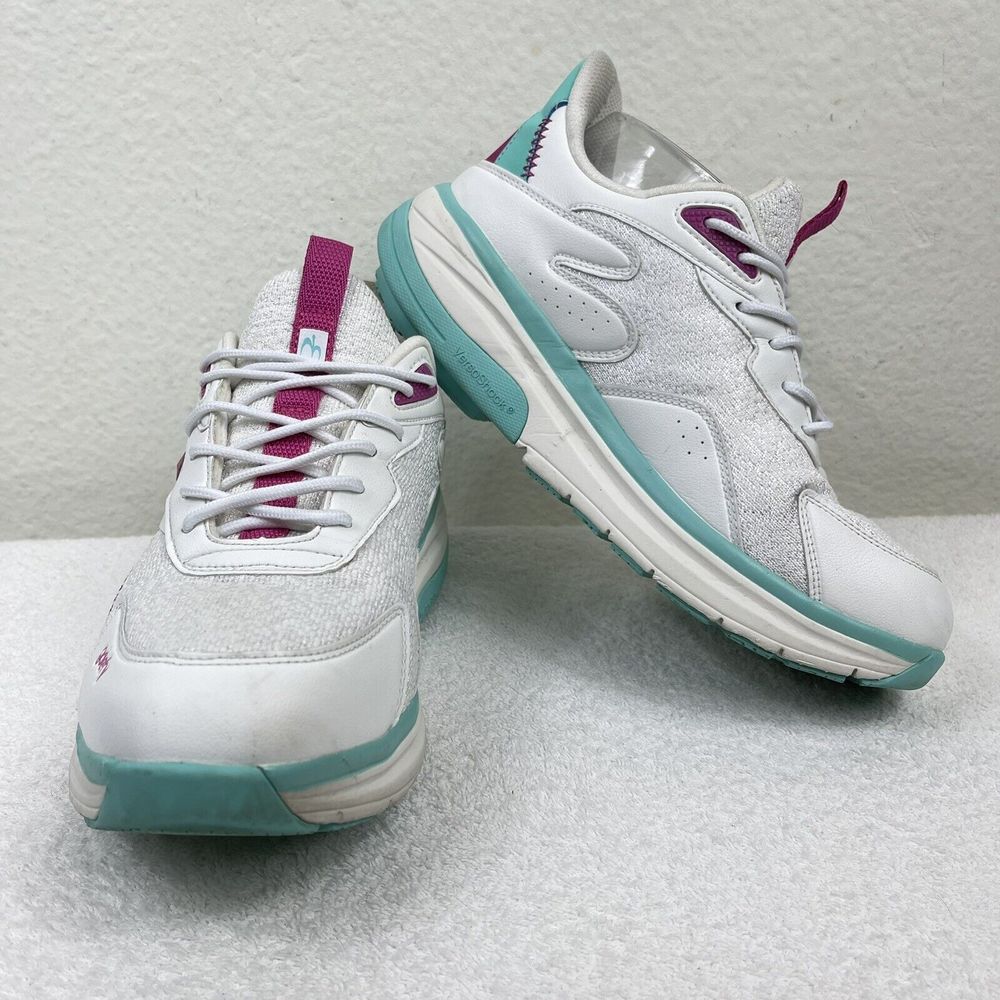 Gdefy by Gravity Defyer Energiya Womens White Pink Size 8.5 Retail $160